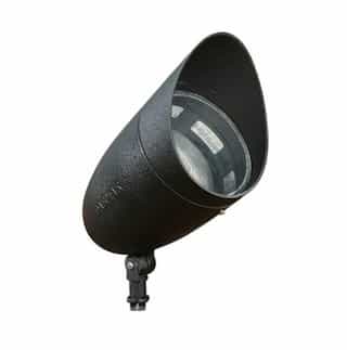 18W 13-in LED Directional Spot Light w/Hood, Spot, PAR38 Bulb, 2700K, Black