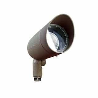 Dabmar 6-in 7W LED Directional Spot Light w/ Hood, PAR20, 120V-277V, 3000K, Bronze