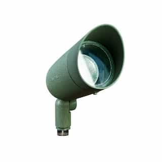 6-in 7W LED Directional Spot Light w/ Hood, PAR20, 120V-277V, 6000K, Green