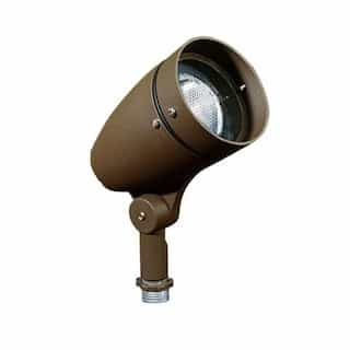 7-in 7W Lensed LED Directional Spot Light, PAR20, 120V-277V, 3000K, Bronze