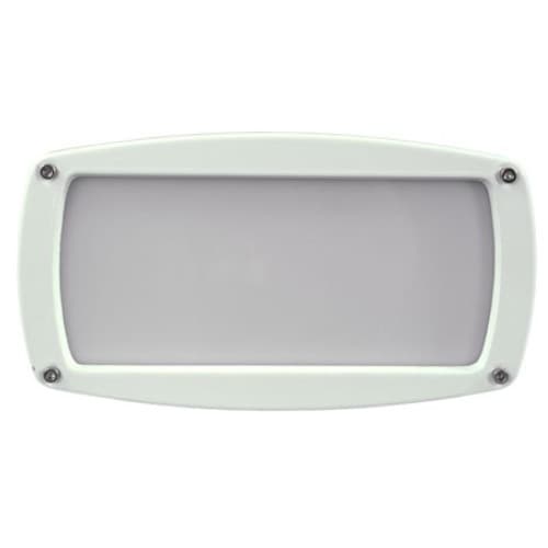 Dabmar 5W LED Recessed Step & Wall Light, Open Face Brick, 85V-264V, White