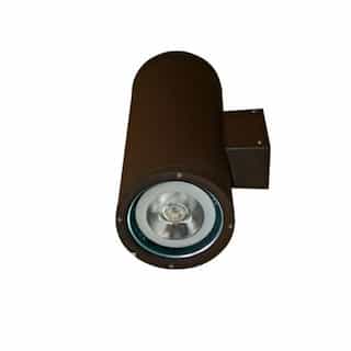 18W LED Wall Sconce, 2 Lamps, Flood, 2700K, Bronze