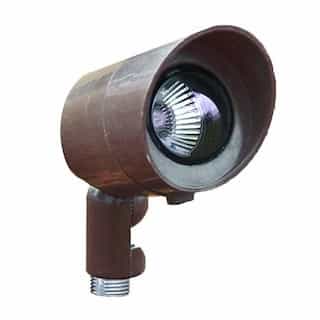 Dabmar 3W LED Directional Spot Light, MR16, Bi-Pin, 12V, 6500K, Bronze