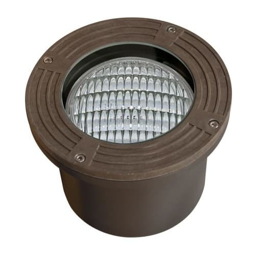 Dabmar 14W LED Adjustable In-Ground Well Light, PAR36, 12V, 3000K