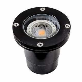 Dabmar 3W LED In-Ground Well Light, MR16, Bi-Pin, 12V, 2700K, Black