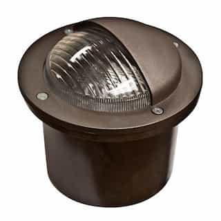 Dabmar 14W LED Adjustable In-Ground Well Light w/ Eyelid, PAR36, 3000K, Black