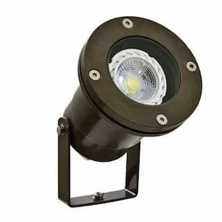 Dabmar 3W LED Directional Spot Light, MR16, Bi-Pin, 12V, 6500K, Bronze