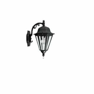16W Daniella LED Wall Fixture with Frosted Glass, Black