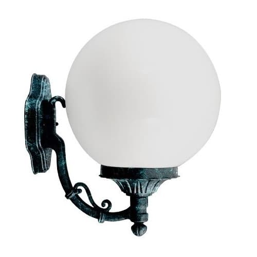 6W LED Emily Wall Light Globe Fixture, A19, 120V, Verde Green
