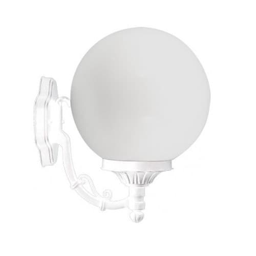 6W LED Emily Wall Light Globe Fixture, A19, 120V, White