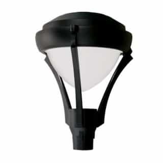 20W LED Architectural Post Light Fixture, G24, 120V-277V, 3000K, Black