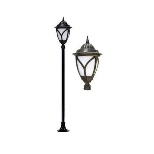 30W One Light Acorn LED Lamp Post Fixture, Bronze