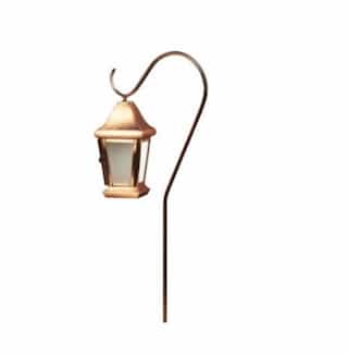 Dabmar 3W LED Path Light, Hanging Lantern, 12V, 3000K, Antique Bronze