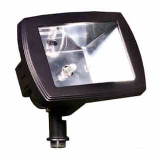 4W LED Directional Area Flood Light w/ Adj Knuckle, Amber Lamp, WH