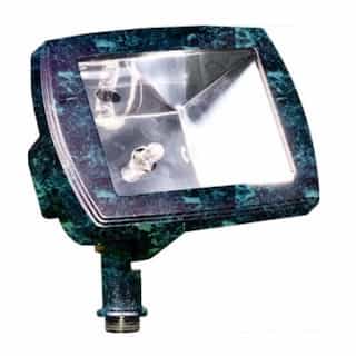 Dabmar 4W LED Directional Area Flood Light w/ Adj Knuckle, Amber Lamp, VG