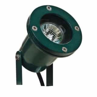 4W LED Aluminum Directional Spot Light, MR16, 12V, RGBW Lamp, Green