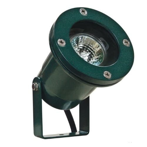 Dabmar 7W LED Directional Spot Light, MR16, Bi-Pin Base, 12V, 2700K, Green