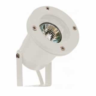 Aluminum Directional Spot Light w/o Bulb, Bi-Pin Base, 12V, White