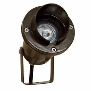 4W LED Aluminum Directional Spot Light w/ Hood, MR16, RGBW Lamp, BZ