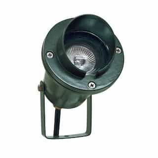 Dabmar 3W LED Directional Spot Light w/ Hood, MR16, Bi-Pin Base, 12V, 2700K, Green