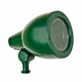 Directional Spot Light w/ Adj Knuckle w/o Bulb, Screw Base, 12V, Green