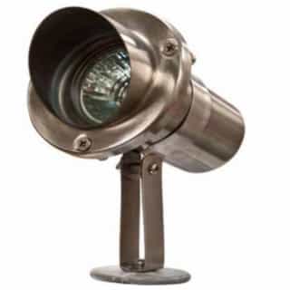 Dabmar 3W LED Directional Spot Light w/ Hood, MR16, Bi-Pin Base, 12V, 2700K, Stainless Steel