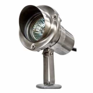 Dabmar Directional Spot Light w/ Hood w/o Bulb, Bi-Pin Base, 12V, SS 304