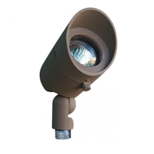 3W LED Directional Spot Light w/ Hood, MR16, Bi-Pin Base, 12V, 2700K, Bronze