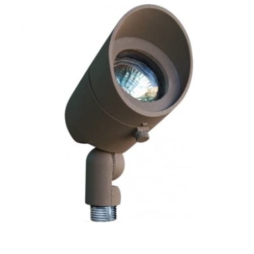 Dabmar 7W LED Directional Spot Light w/ Hood, MR16, Bi-Pin Base, 12V, 2700K, Bronze