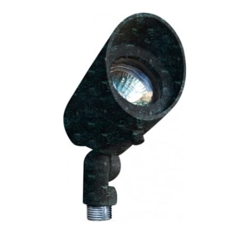 Dabmar 7W LED Directional Spot Light w/ Hood, MR16, Bi-Pin Base, 12V, 2700K, Verde Green