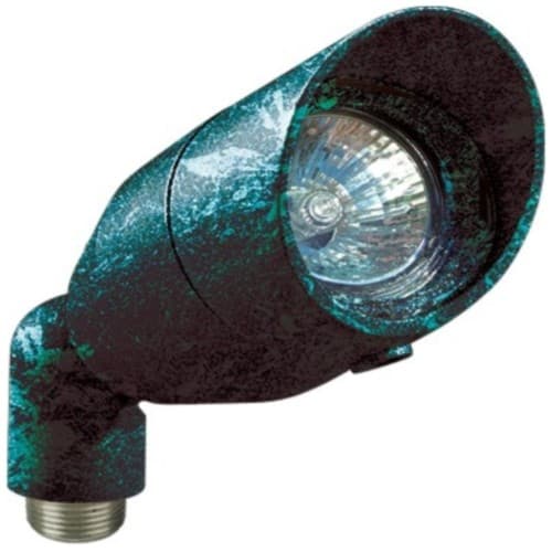 3W LED Directional Spot Light w/ Hood, MR16, Bi-Pin Base, 12V, 2700K, Verde Green