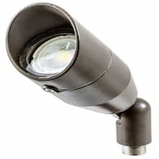7W LED Directional Spot Light w/ Hood, MR16, Bi-Pin Base, 12V, 2700K, Bronze