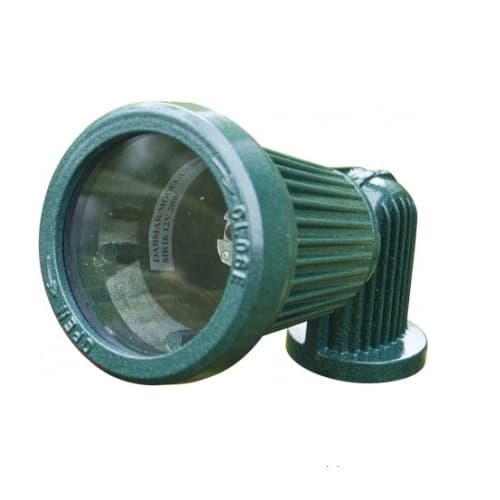 7W LED Directional Spot Light, MR16, Bi-Pin Base, 12V, 2700K, Green