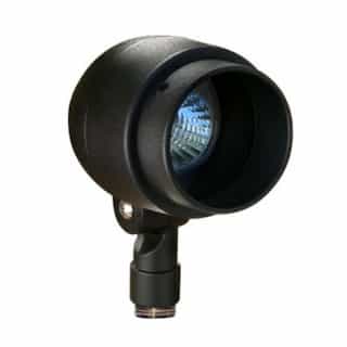 In-Ground Directional Spot Light w/o Bulb, Bi-Pin Base, 12V, Black