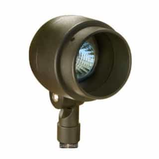 In-Ground Directional Spot Light w/o Bulb, Bi-Pin Base, 12V, Bronze