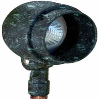 Dabmar 3W LED Directional Hooded Spot Light, MR16, Bi-Pin Base, 12V, 2700K, Verde Green