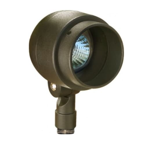 Dabmar 7W LED Directional Hooded Spot Light, MR16, Bi-Pin Base, 12V, 2700K, Bronze