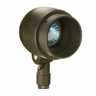 7W LED Directional Hooded Spot Light, MR16, Bi-Pin Base, 12V, 2700K, Bronze