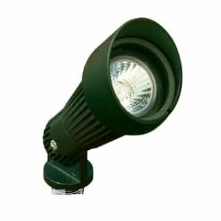 Directional Hooded Spot Light w/o Bulb, Bi-Pin Base, 12V, Green