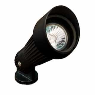 4W LED Directional Hooded Spot Light, MR16, 12V, RGBW Lamp, Black