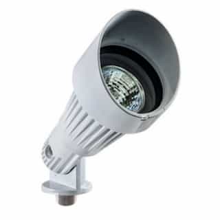 Directional Hooded Spot Light w/o Bulb, Bi-Pin Base, 12V, White