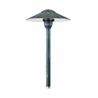 Brass Cone Top Path & Walkway Light w/o Bulb, Bi-Pin Base, 12V, AG