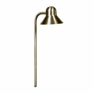 3W LED Brass Open Lamp Path & Walkway Light, 12V, Amber Lamp, ABS