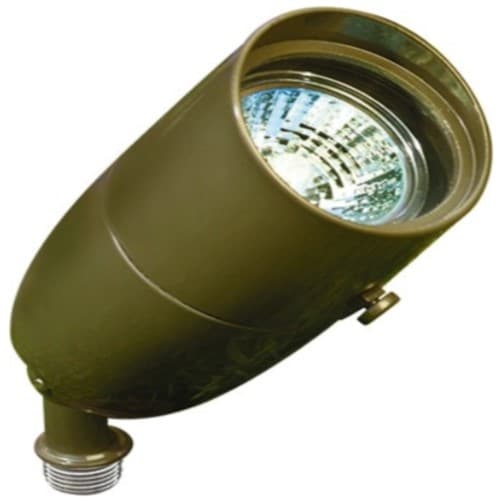 3W 12V LED Directional Spot Light w/Hood, Small, MR16, Bronze