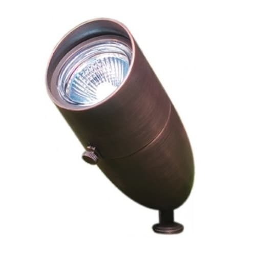 Dabmar 7W LED Directional Spot Light, MR16, Bi-Pin Base, 12V, 2700K, Antique Bronze