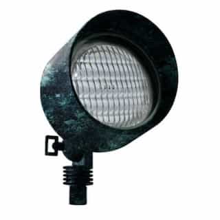 4W LED Directional Flood Light w/ Hood, PAR36, 12V, 6400K, Verde Green