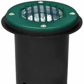 Dabmar 3W LED Well Light w/ Grill, In-Ground, MR16, Green