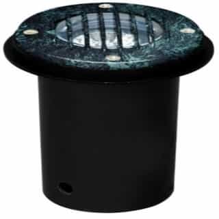 3W LED In-Ground Well Light w/Grill, MR16, Verde Green