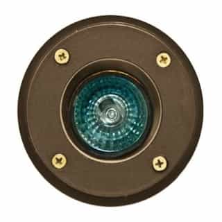4W LED 2.4-in In-Ground Well Light, MR16, 12V, RGBW Lamp, Bronze