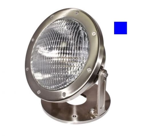 16W LED Underwater Light w/Blue Bulb, PAR56
